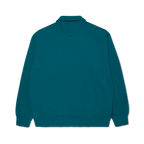 HUF BIG BLOCK 1/4 ZIP FRENCH TERRY - Sea Green - Kubanna