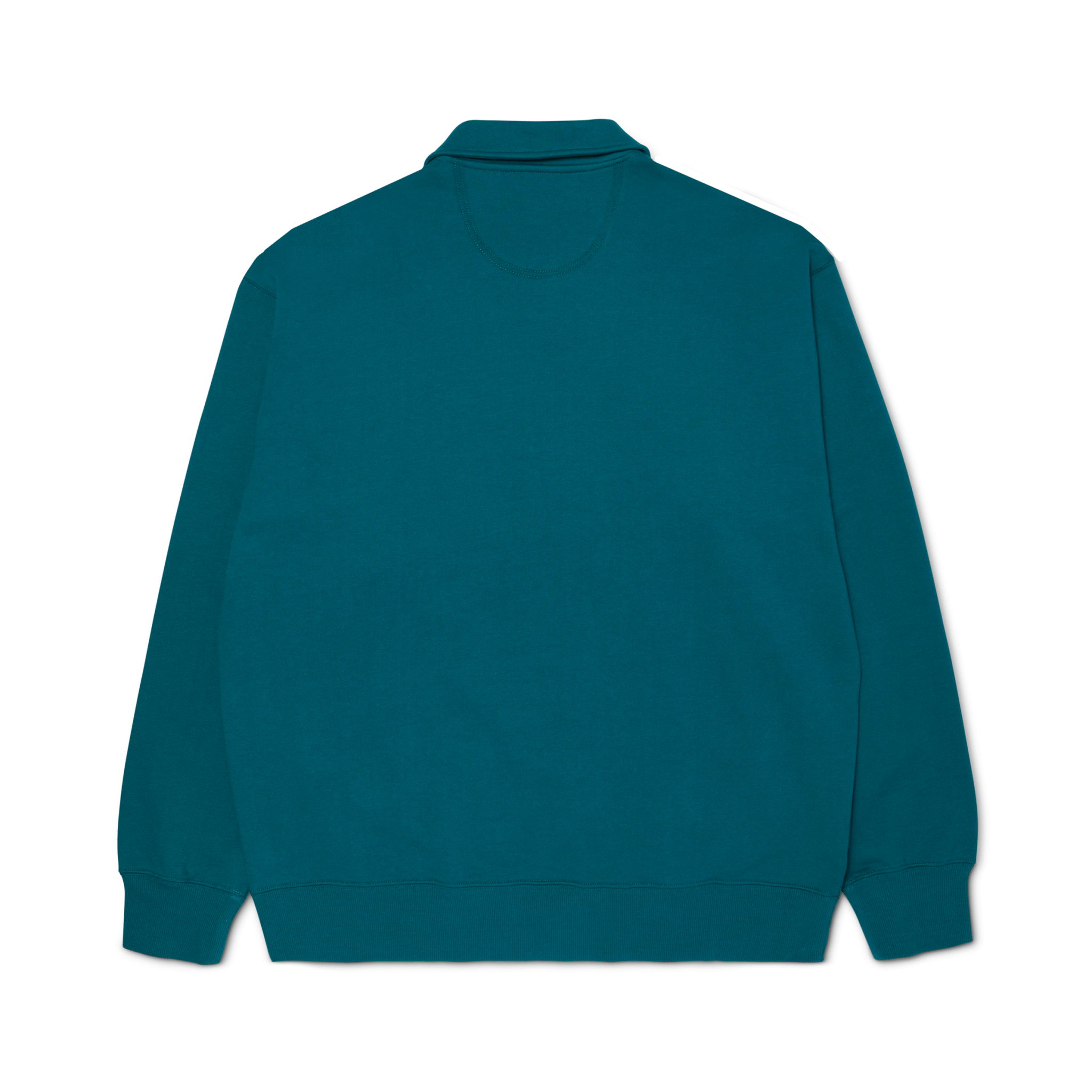 HUF BIG BLOCK 1/4 ZIP FRENCH TERRY - Sea Green - Kubanna