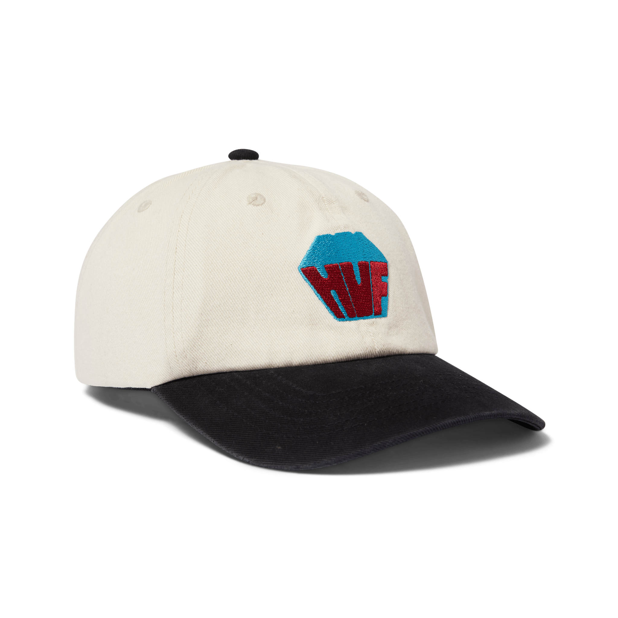 HUF BIG BLOCK WASHED 6 PANEL CV HAT - Natural - Kubanna