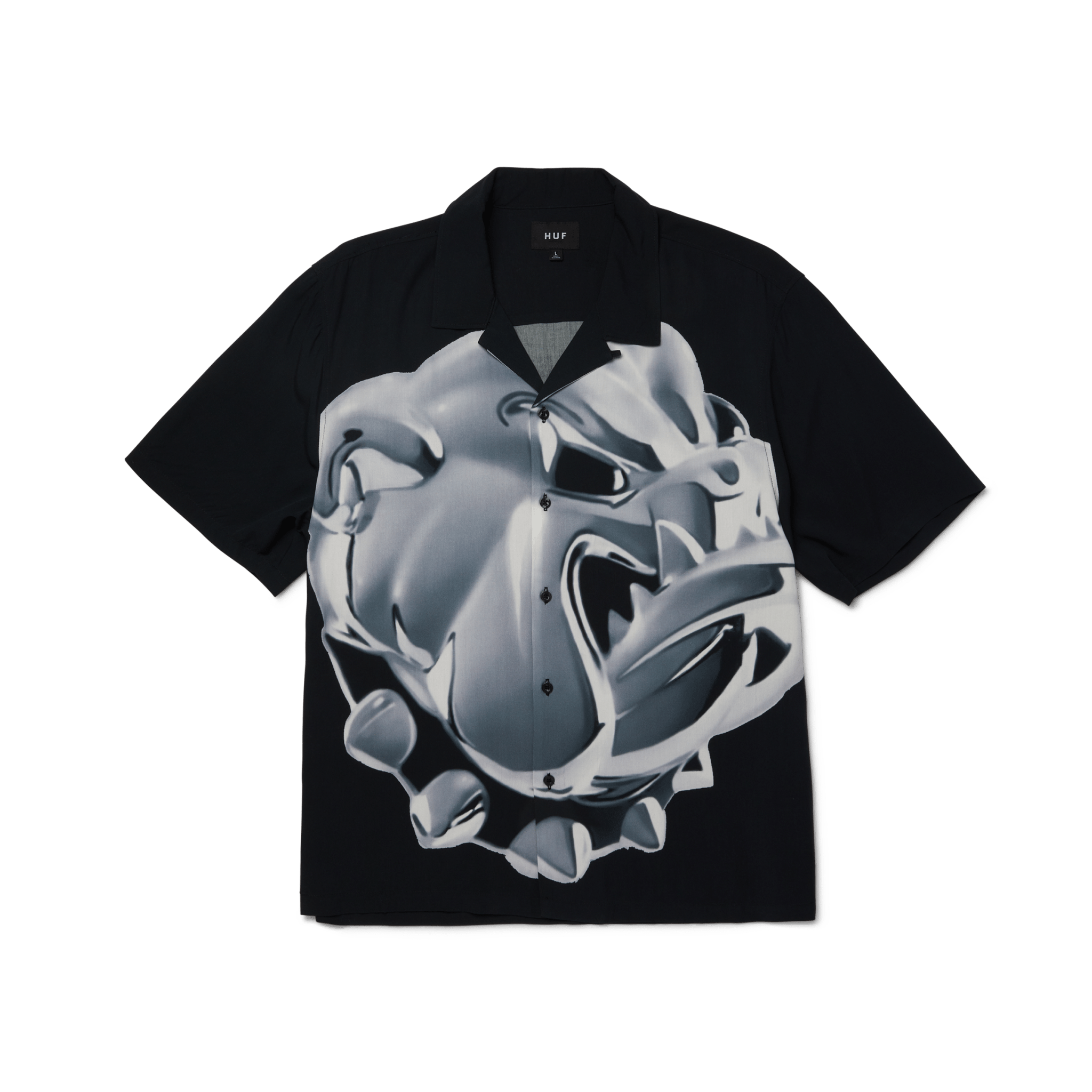 HUF BIG DAWG S/S RESORT SHIRT - Black - Kubanna