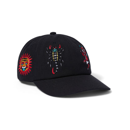 HUF Bledsoe 6 Panel Snapback - Black