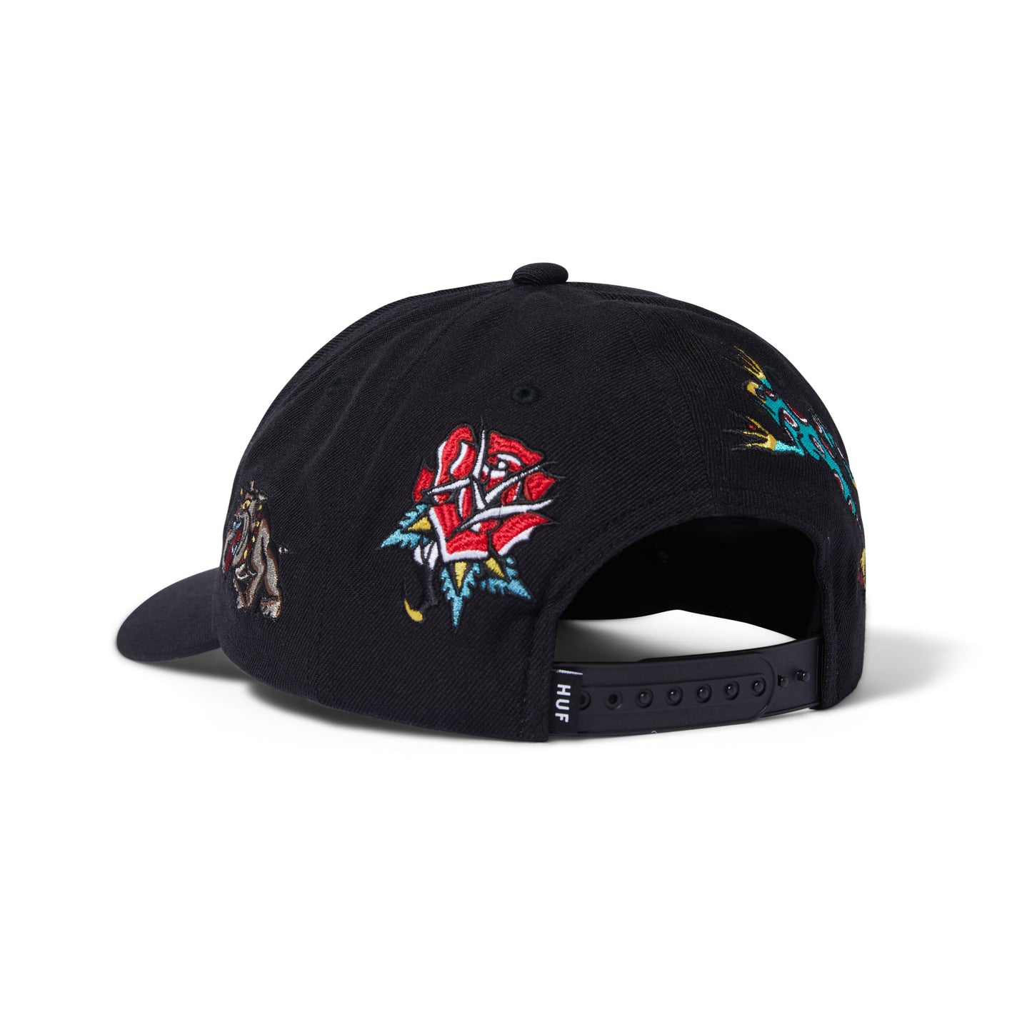 HUF Bledsoe 6 Panel Snapback - Black