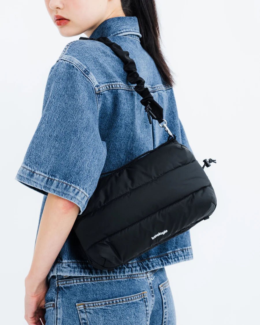 Topologie Bottle Sacoche Large - Black (Puffer) - Kubanna