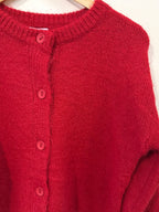 Eva Knitted Cardigan - Red