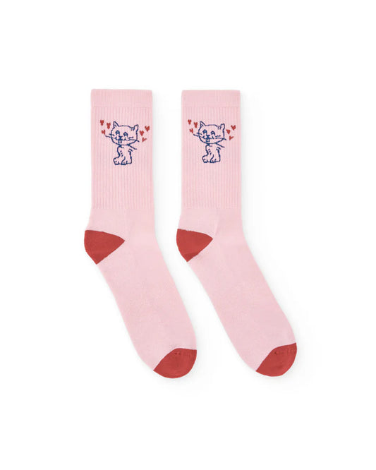 WANF Cats Lover Socks - Pink