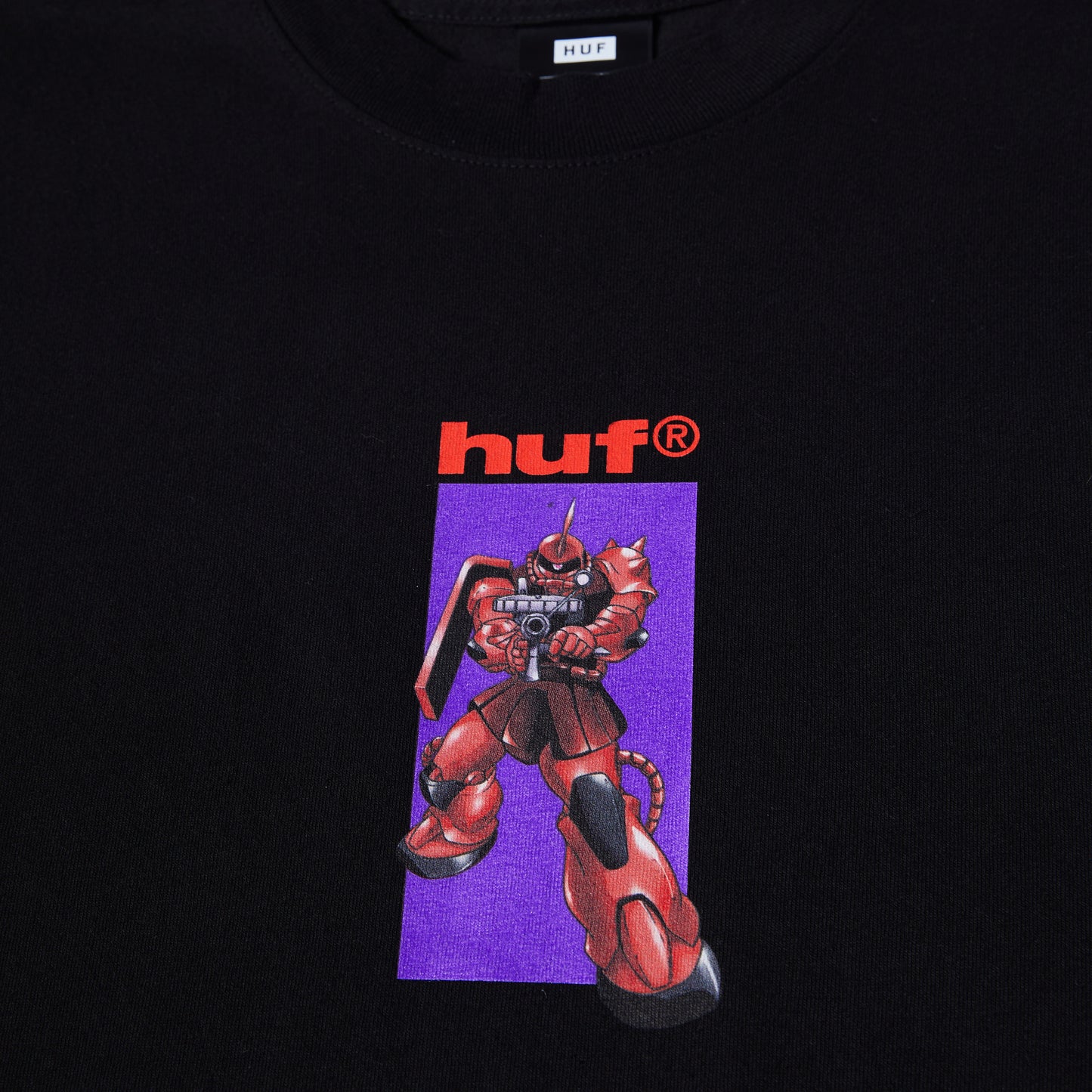 HUF x Mobile Suit Gundam - Chars Zaku tee - Black