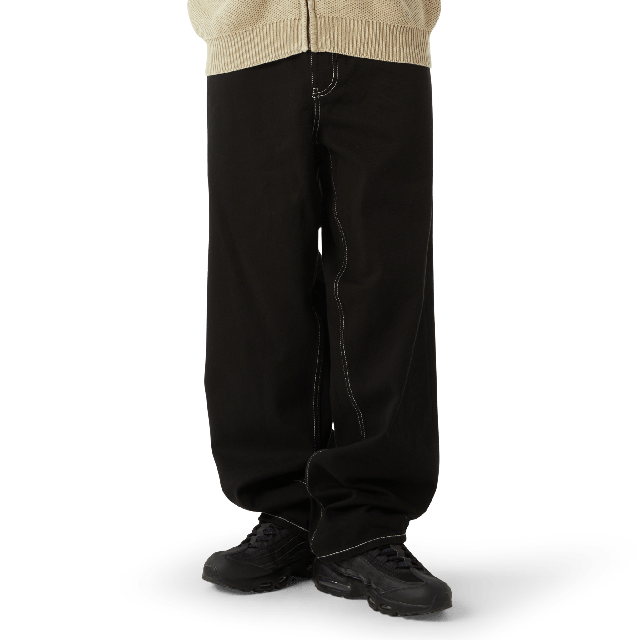 HUF Cromer Pants - Black/White - Kubanna