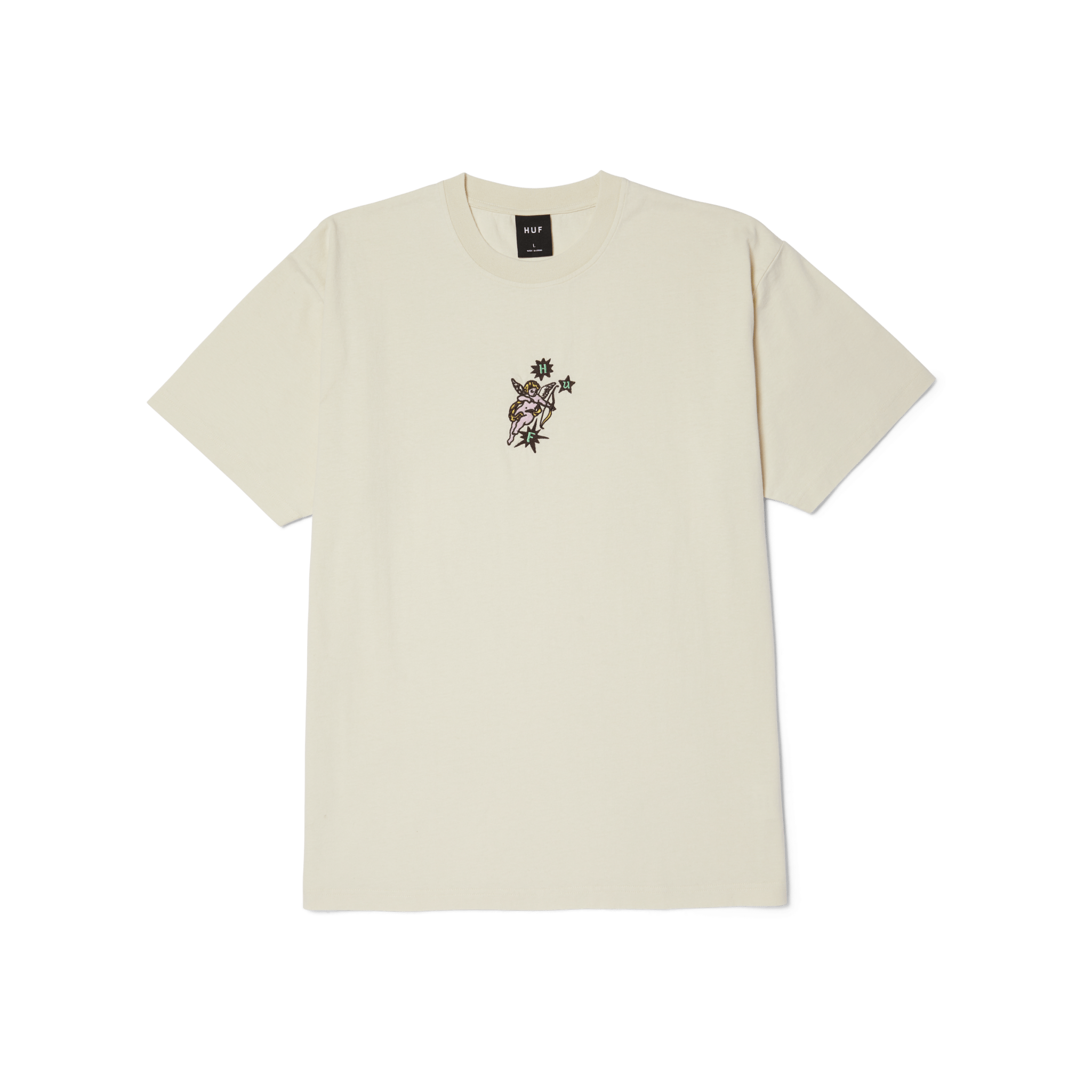 HUF CUPID S/S WASHED TEE - Natural - Kubanna