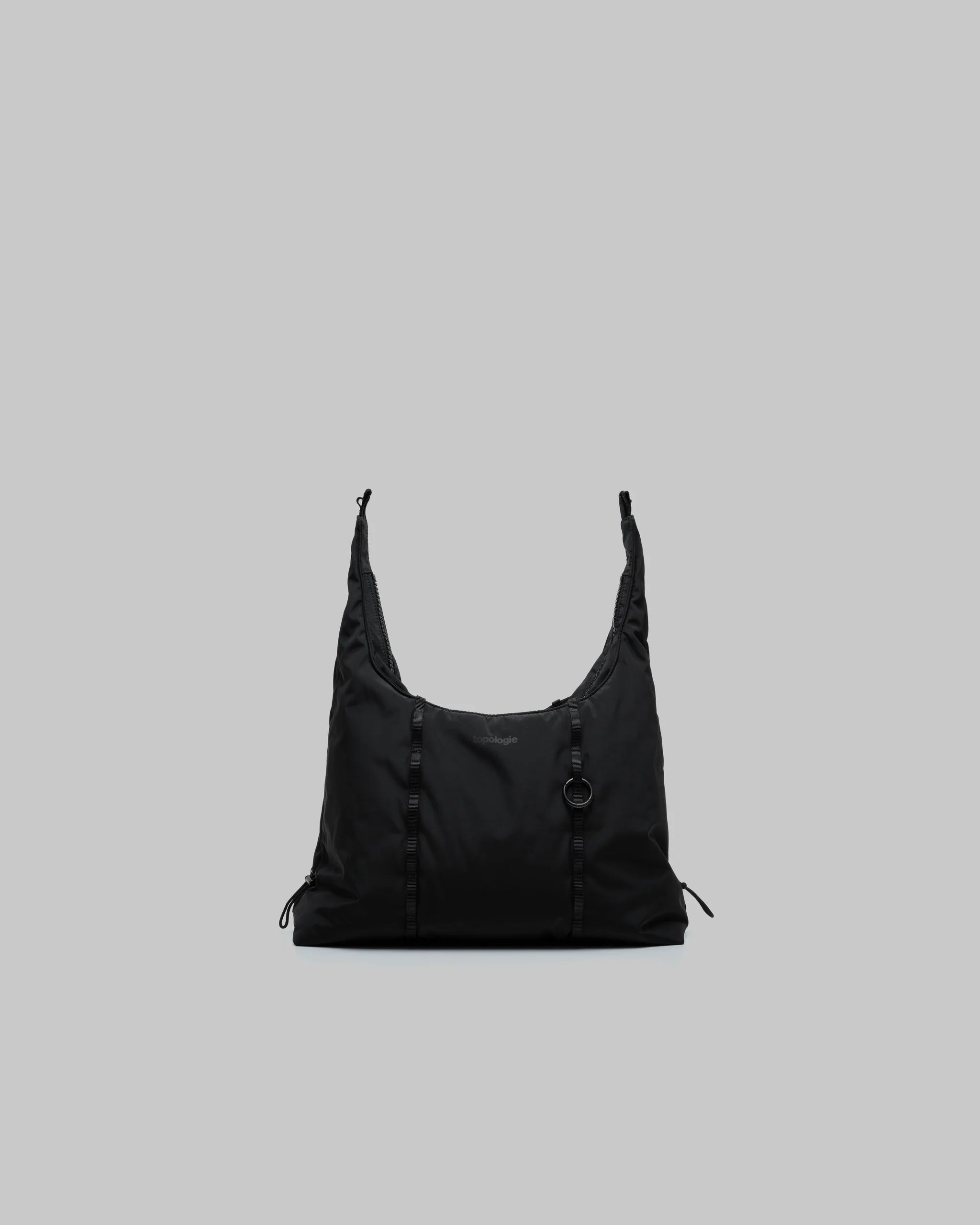 Topologie Cloud Hobo Bag Small - Black Tech Sateen