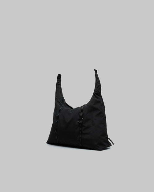 Topologie Cloud Hobo Bag Small - Black Tech Sateen