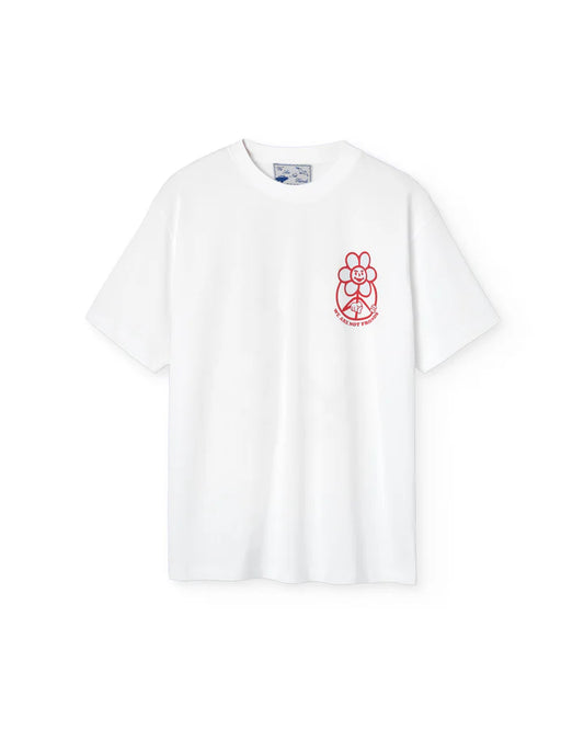 WANF Daisy Logo Summer T-Shirt - White