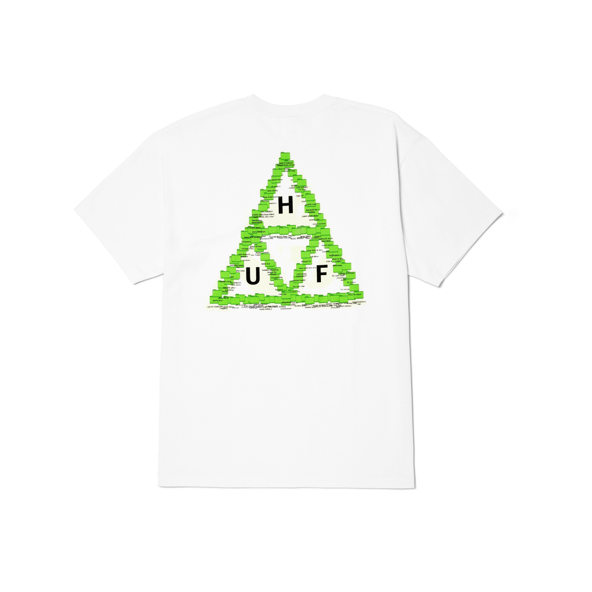 HUF DESKTOP S/S TEE - White - Kubanna