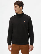 Dickies | Oakport Quarter Zip Sweater - Black