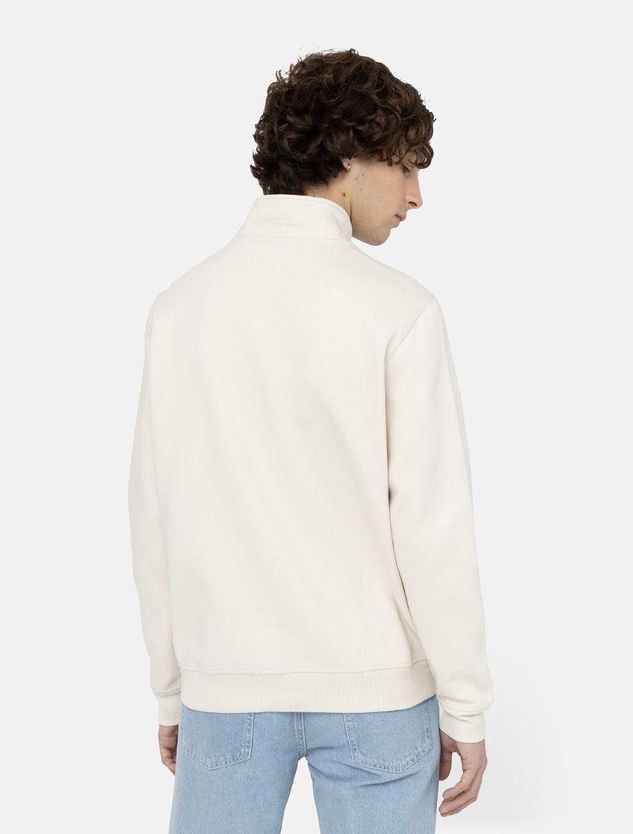 Dickies | Oakport Quarter Zip Sweater - Whitecap Grey