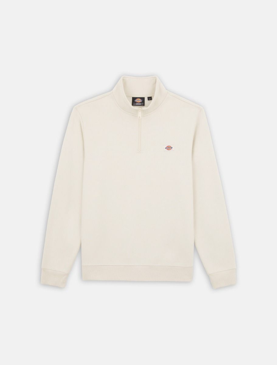 Dickies | Oakport Quarter Zip Sweater - Whitecap Grey