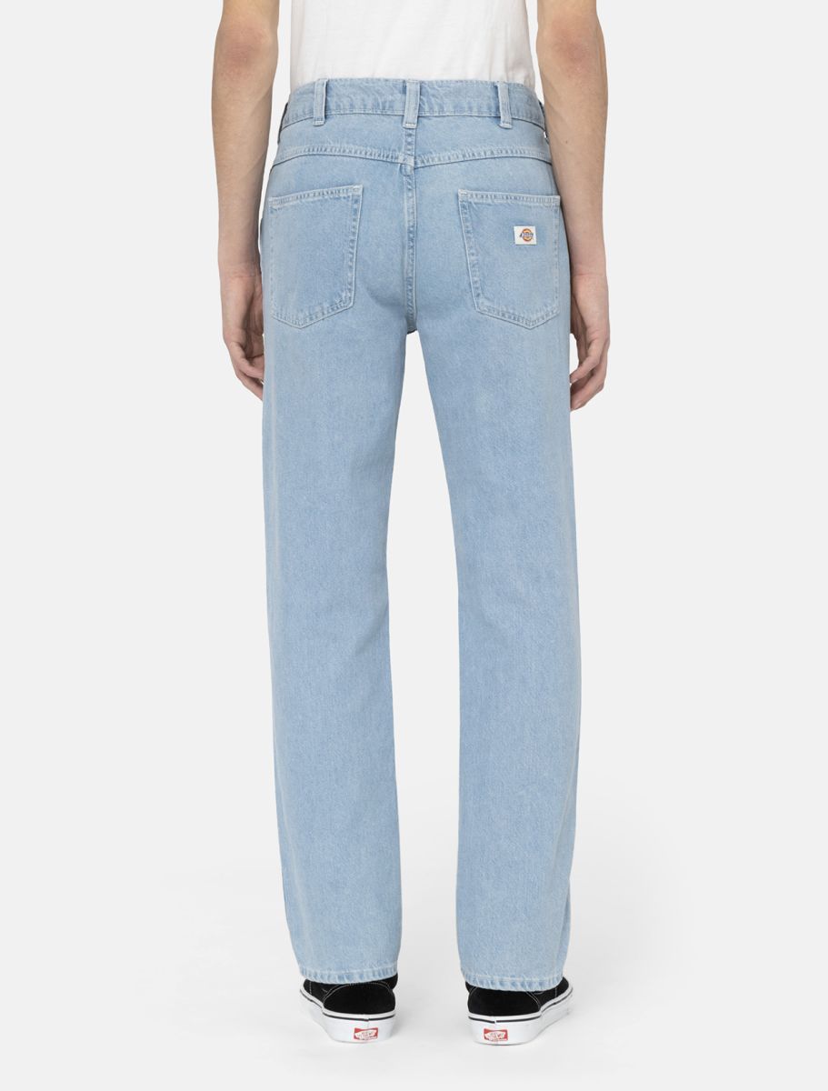 Dickies Houston Denim Trousers - Vintage Aged Blue - Kubanna