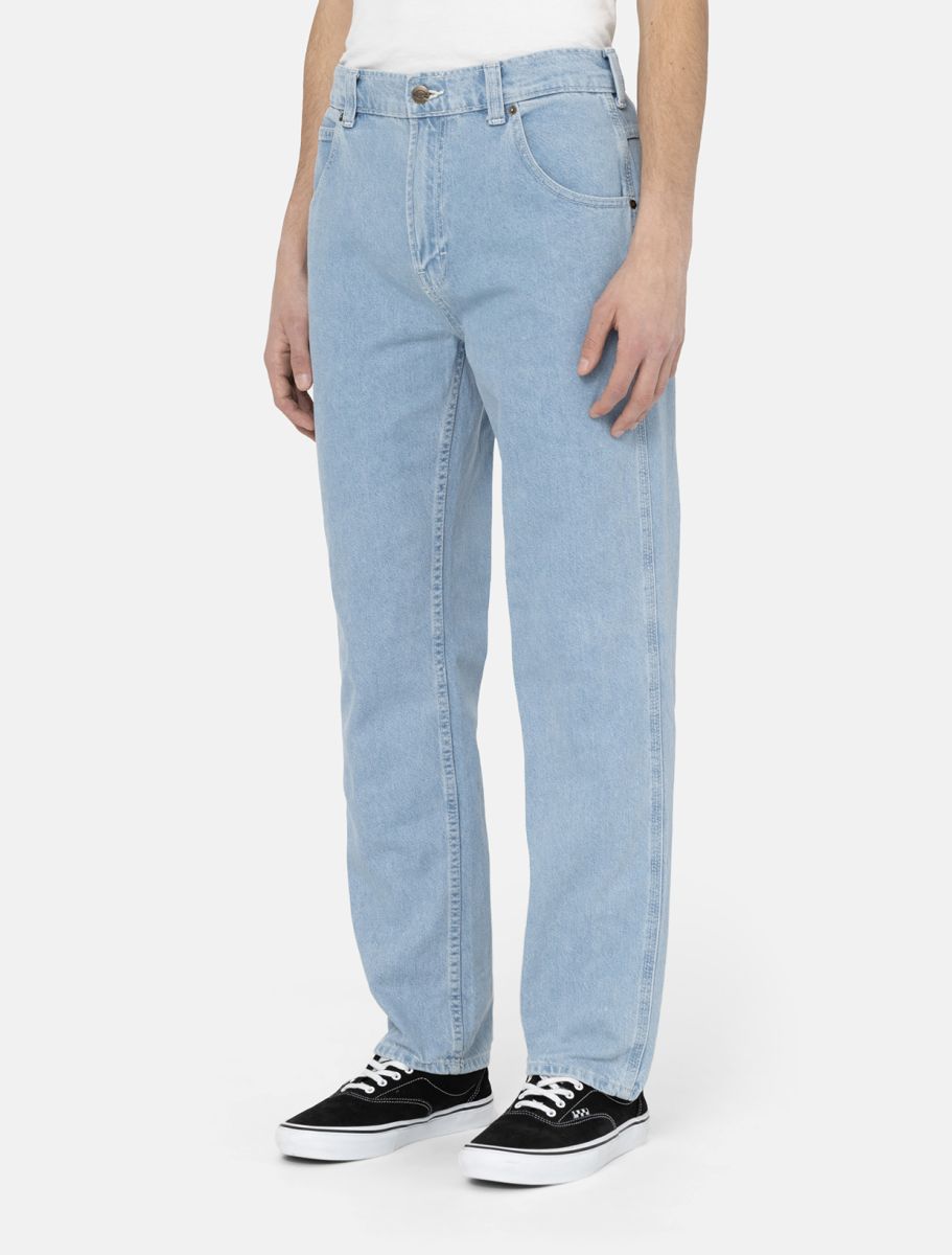 Dickies Houston Denim Trousers - Vintage Aged Blue - Kubanna