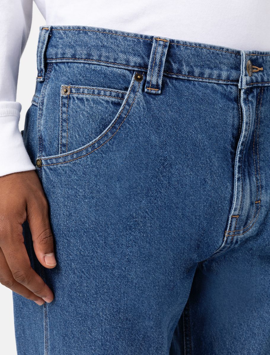 Dickies Houston Denim Trousers - Classic Blue - Kubanna