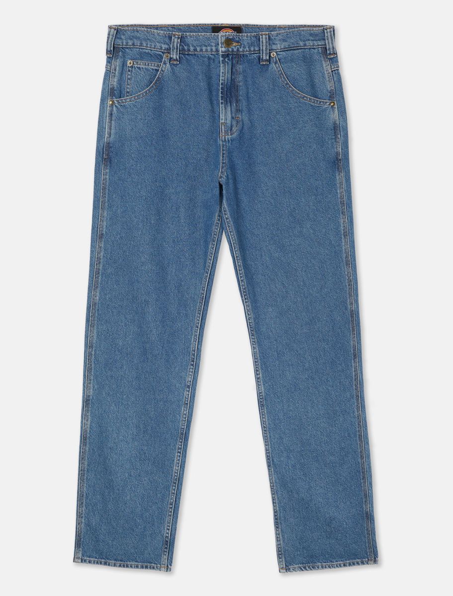 Dickies Houston Denim Trousers - Classic Blue - Kubanna