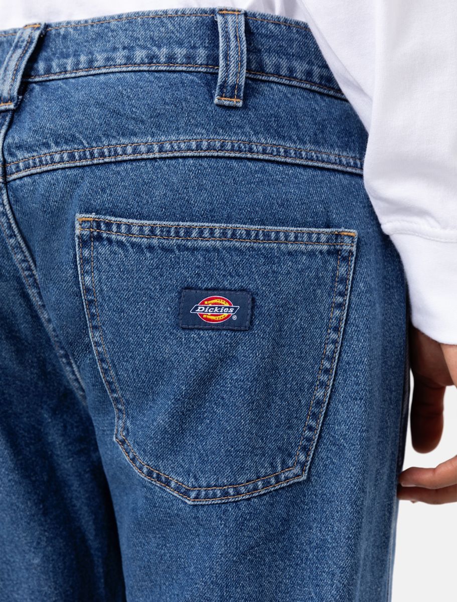 Dickies Houston Denim Trousers - Classic Blue - Kubanna