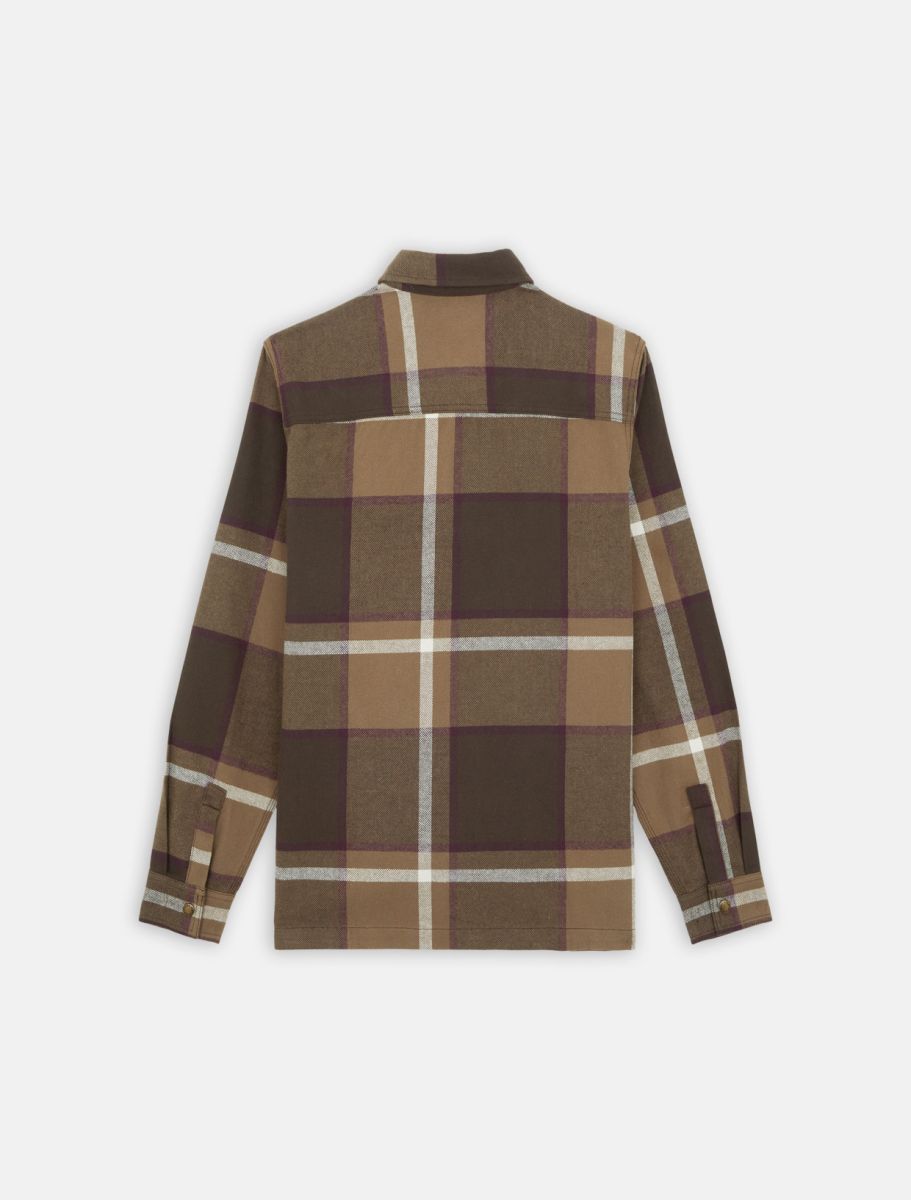 Dickies Nimmons L/S Shirt - Dark Brown