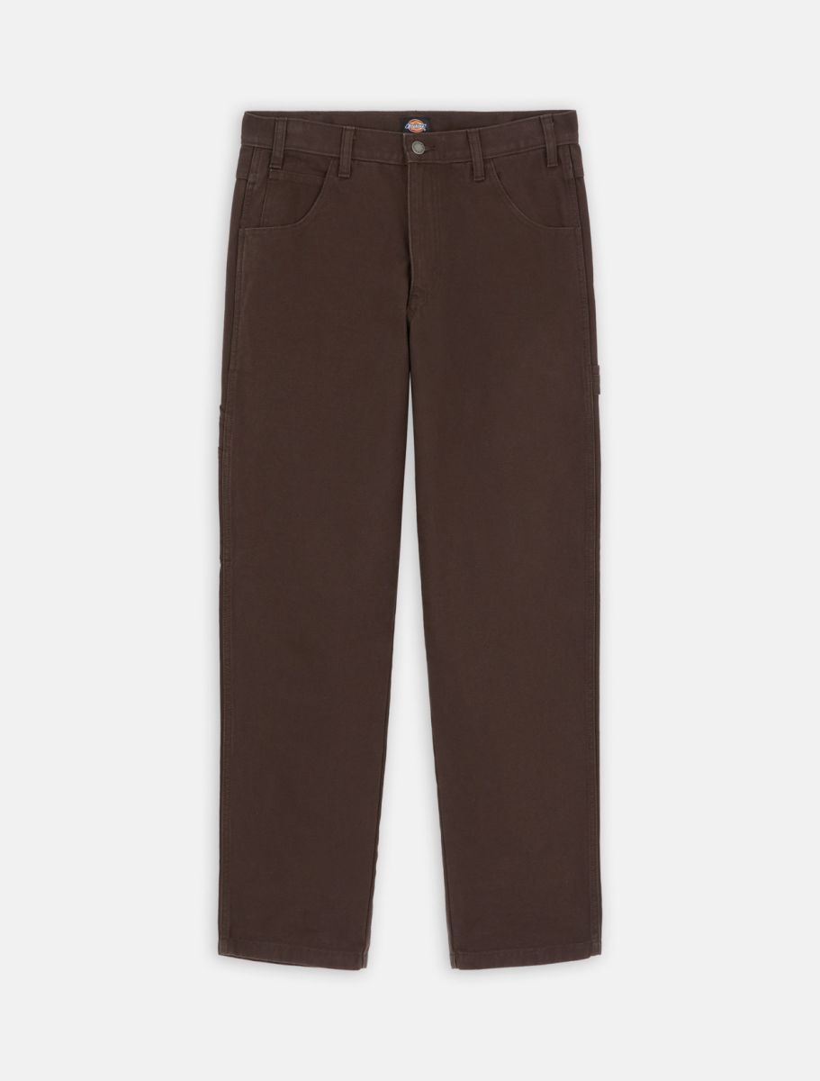 Dickies Duck Canvas Carpenter Trousers - Dark Brown