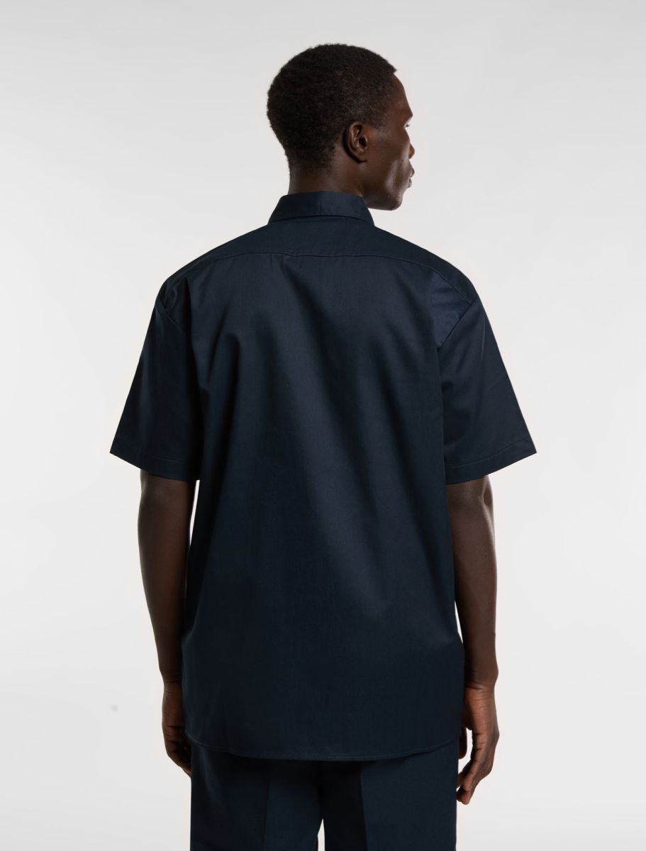 Dickies Short Sleeve Work Shirt - Dark Navy - Kubanna