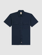 Dickies Short Sleeve Work Shirt - Dark Navy - Kubanna