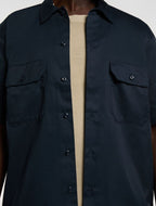 Dickies Short Sleeve Work Shirt - Dark Navy - Kubanna