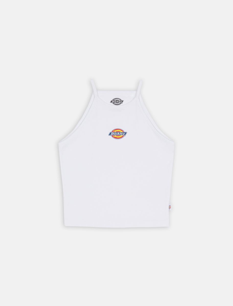 Dickies Chain Lake Tank - White