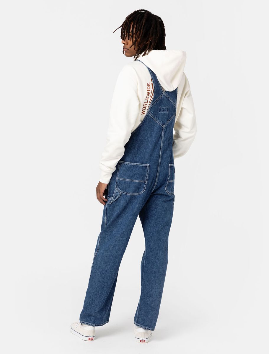 Dickies Denim Classic Bib - Classic Blue - Kubanna