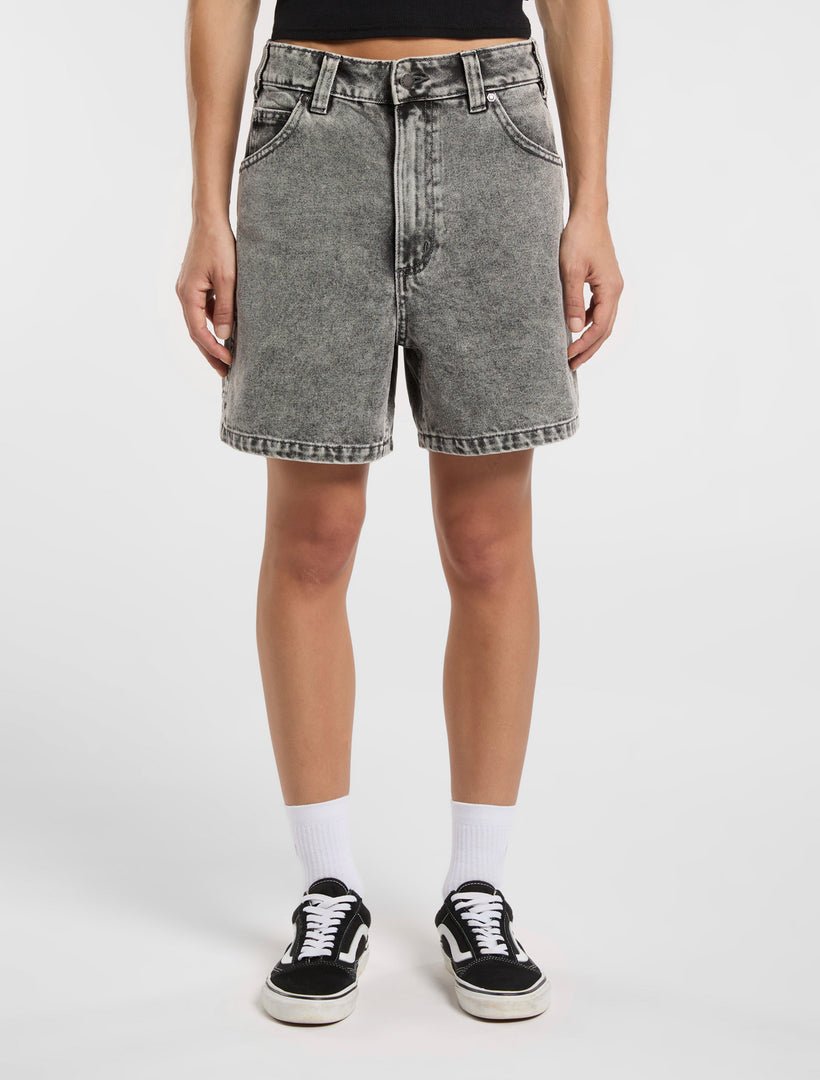 Dickies Denim Shorts - Light Grey - Kubanna