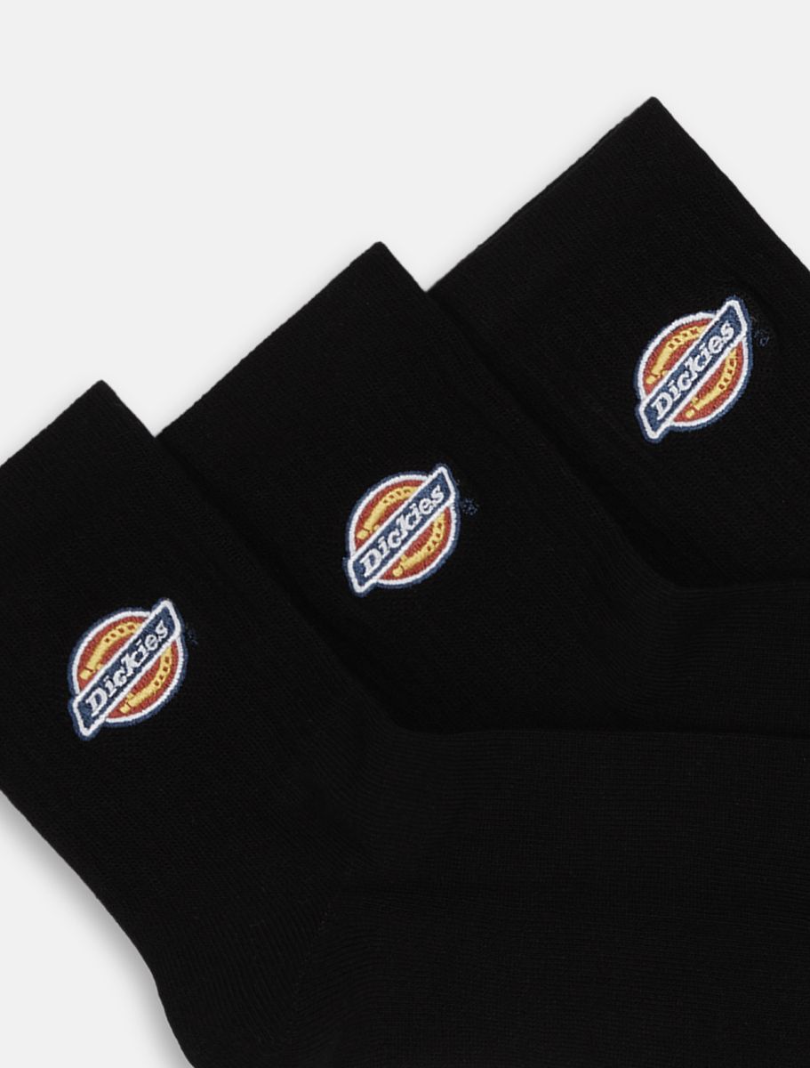 Dickies Mid Valley Grove Socks - Black - Kubanna