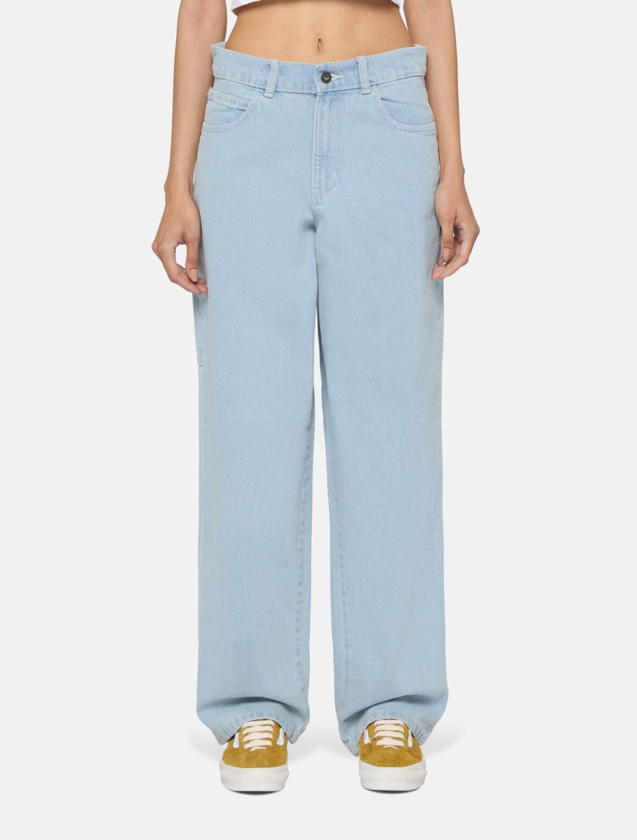 Dickies Herndon Loose Fit Denim Jeans - Vintage Blue - Kubanna