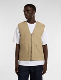 Dickies Duck Canvas Padded Gilet - Khaki - Kubanna