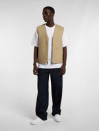 Dickies Duck Canvas Padded Gilet - Khaki - Kubanna
