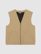Dickies Duck Canvas Padded Gilet - Khaki - Kubanna