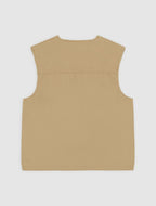 Dickies Duck Canvas Padded Gilet - Khaki - Kubanna