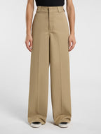 Dickies Wide Leg Work Trousers - Khaki - Kubanna