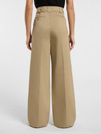 Dickies Wide Leg Work Trousers - Khaki - Kubanna