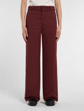 Dickies Wide Leg Work Trousers - Burgundy - Kubanna