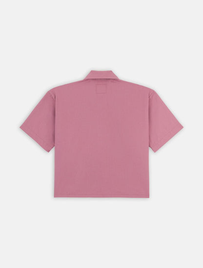 Dickies Cropped S/S Work Shirt - Pink