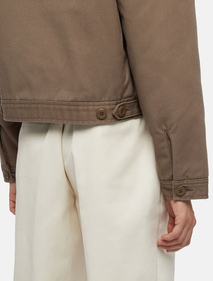 Dickies Lined Eisenhower Cropped Jacket - Brown