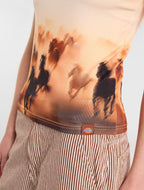 Dickies Running Wild Top - Brown - Kubanna