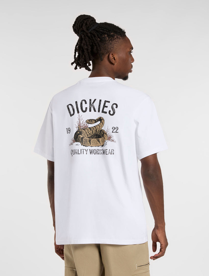 Dickies Snake Tee - White