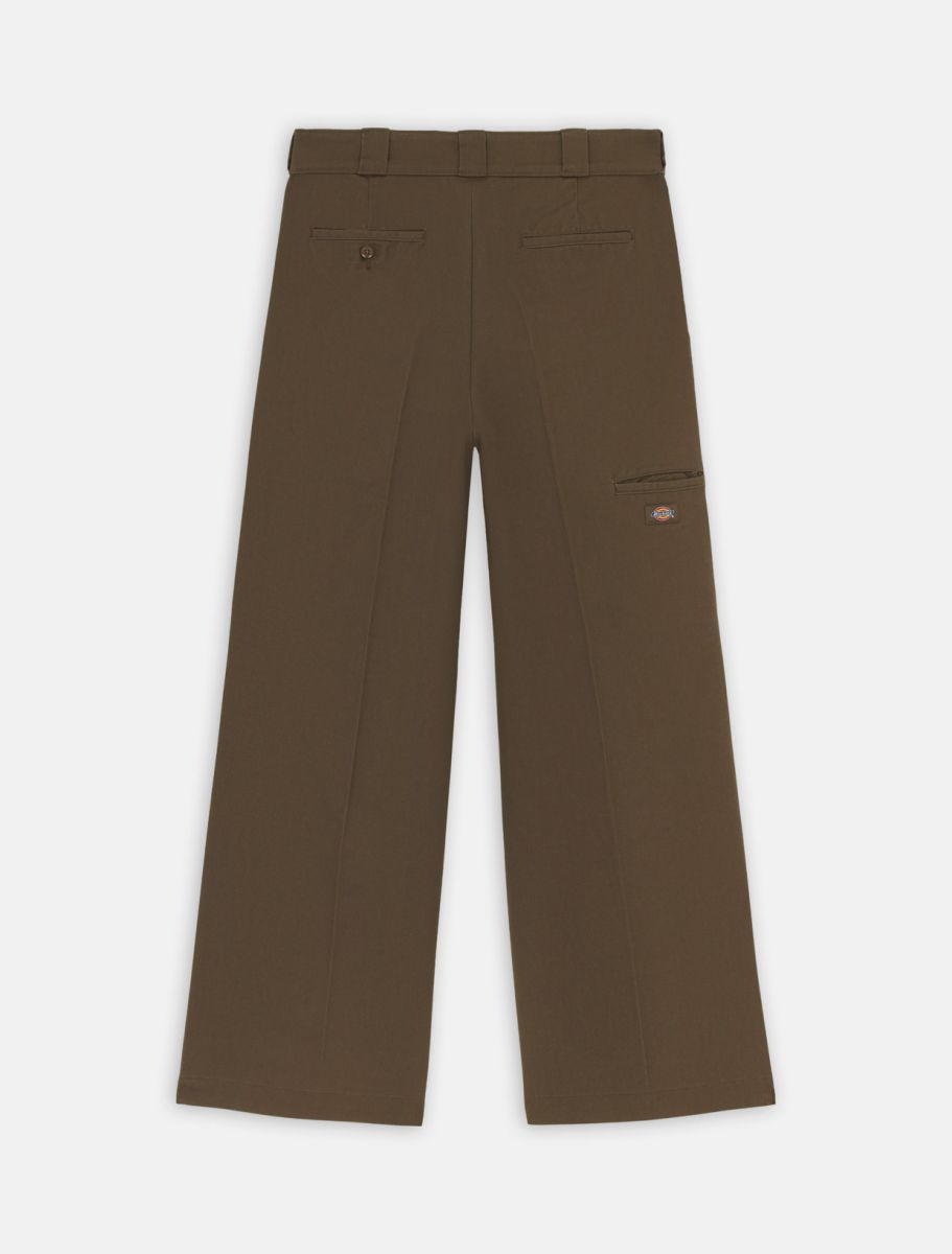 Dickies Pleated Multi-Pocket Work Trousers - Brown