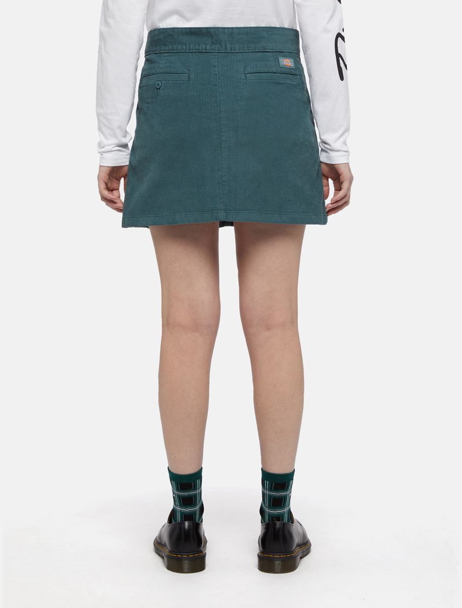 Dickies Corduroy Mini Skirt - Lincoln Green