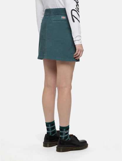 Dickies Corduroy Mini Skirt - Lincoln Green