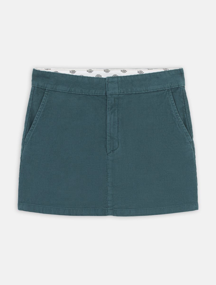 Dickies Corduroy Mini Skirt - Lincoln Green