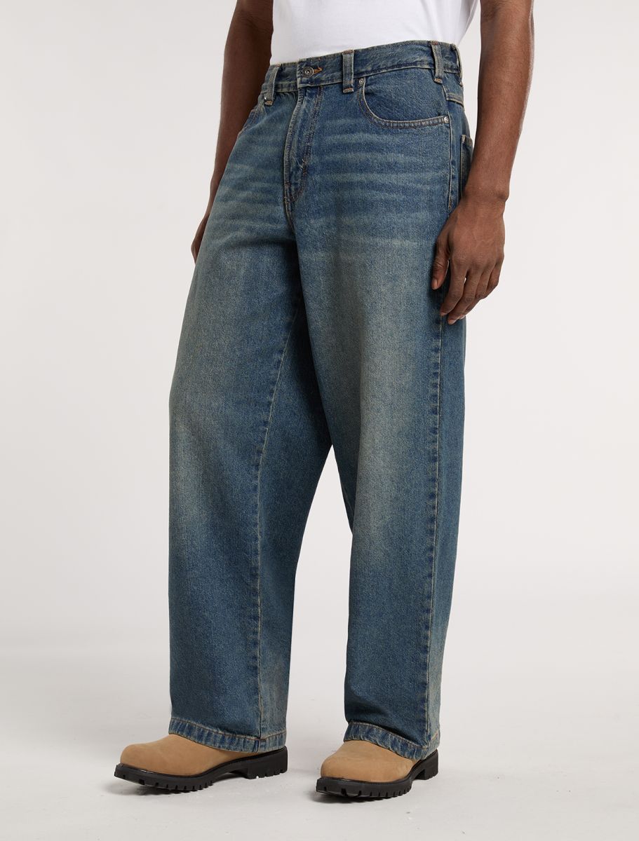 Dickies Hillham Extra Loose Straight Jeans - Khaki - Kubanna